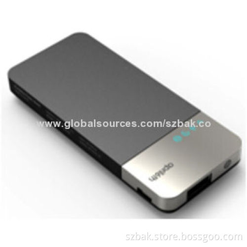 Li-ion Polymer Cell Power Bank, Capacity of 3,000mAh, Sized 100*44*13.9mm